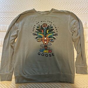 Goose the Band Crewneck Sweatshirt with Colorful Design